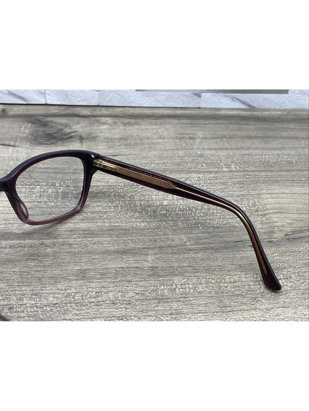 Jimmy Choo JC270 EGL 140 Eyeglasses Frames Womens Burgundy Sparkle 53[]16-140